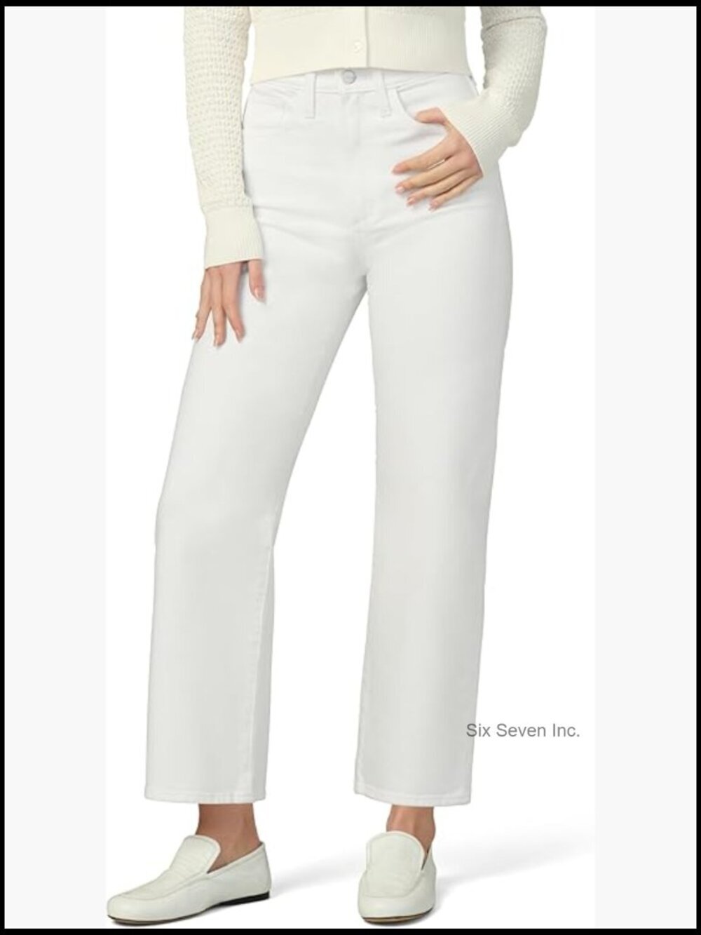 The Margot Crop Straight Jeans High Rise 26.5" Inseam